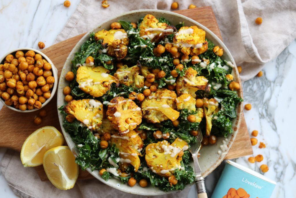Kale and Roasted Cauliflower Salad | Ashishh Gupta