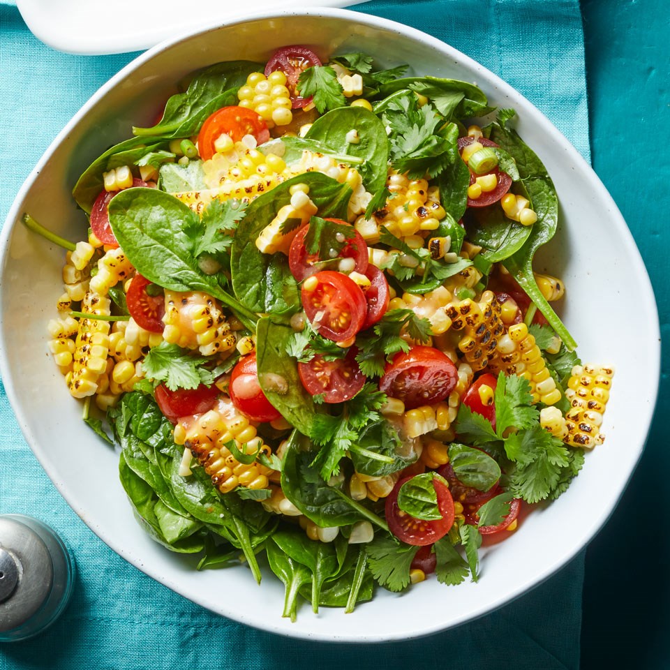 Recipe: Grilled Corn Salad with Chili-Miso Dressing