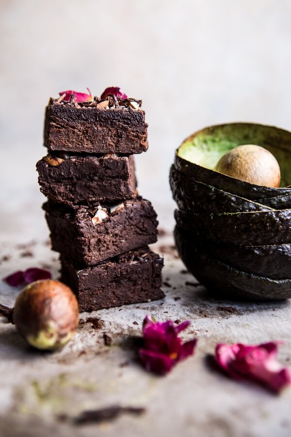Fudgy Avocado Brownies with Chocolate Fudge Frosting